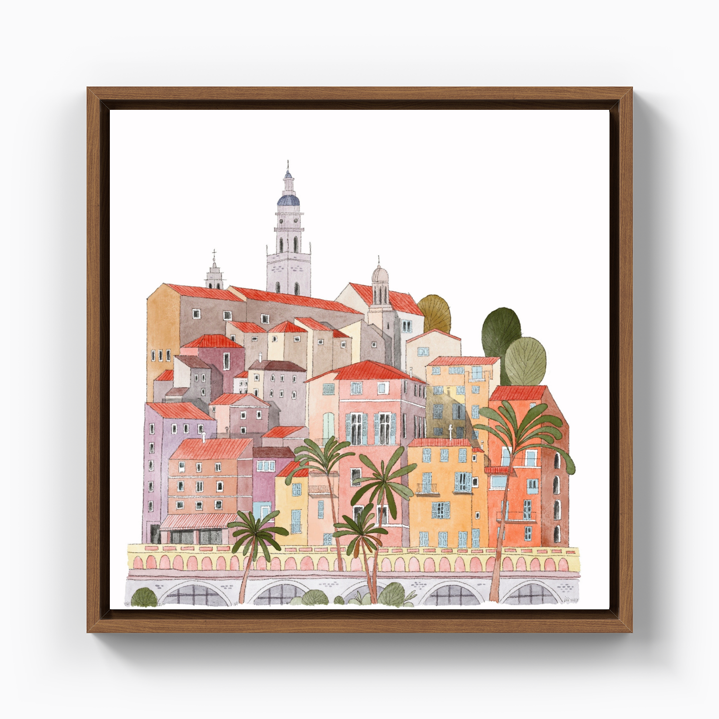 Menton - Canvas Print