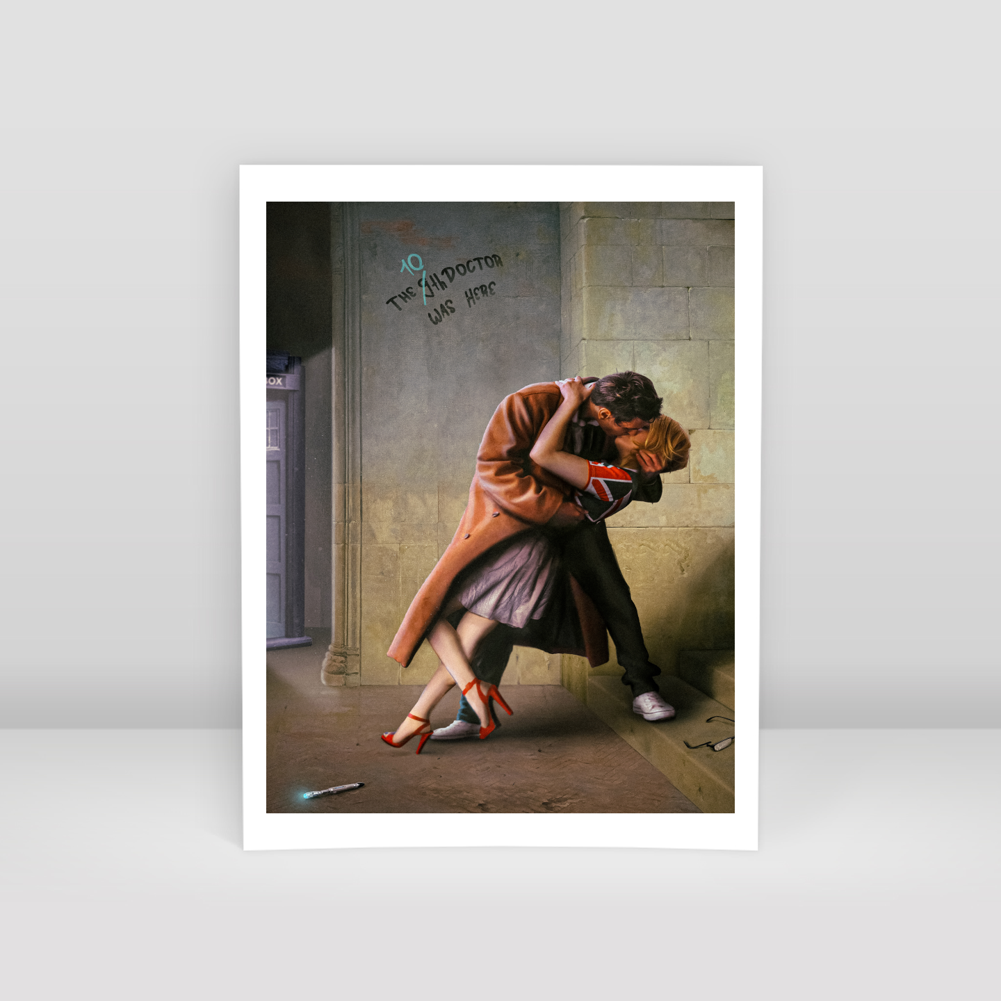 Living the moment. -Art Print