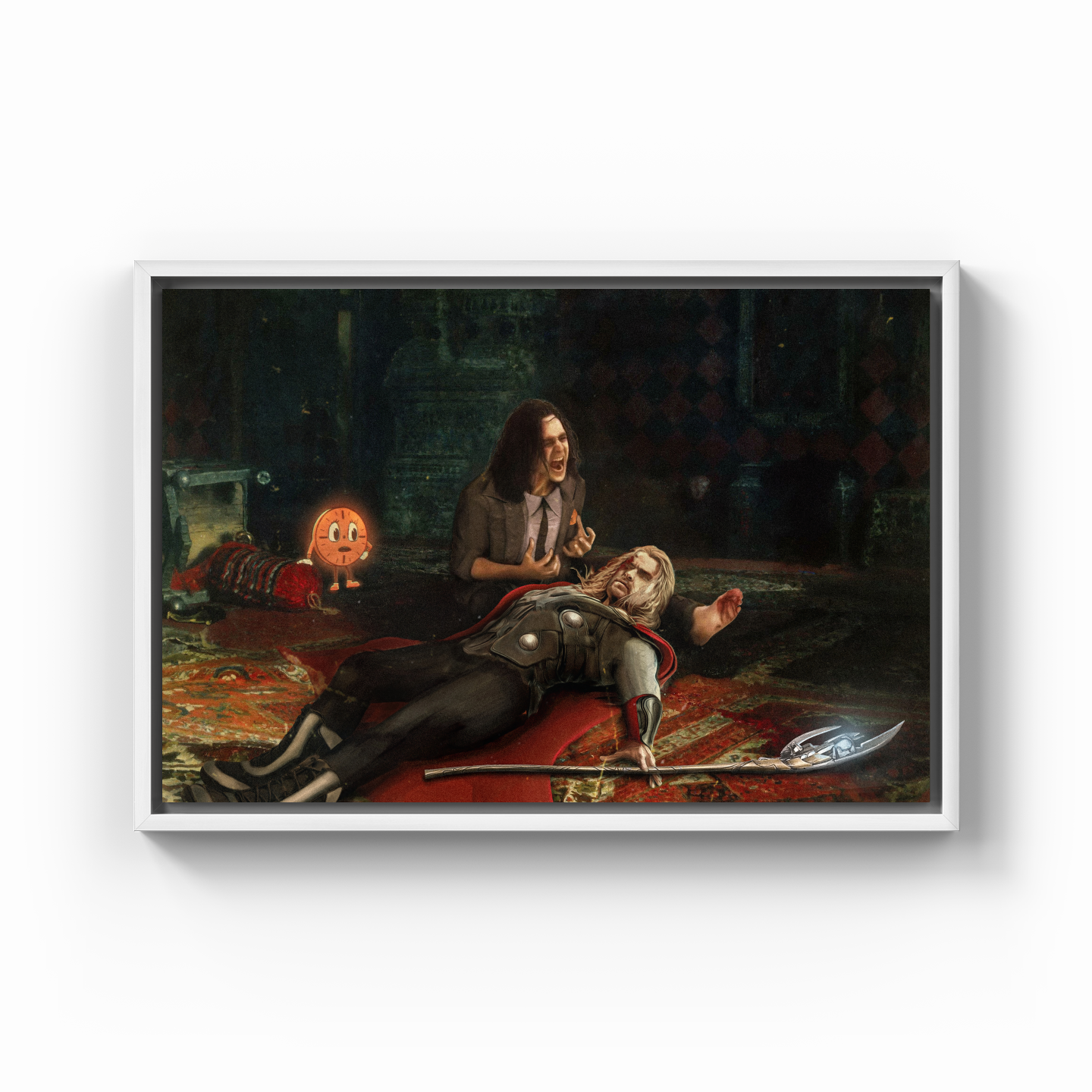 Loki the terrible. - Canvas Painting