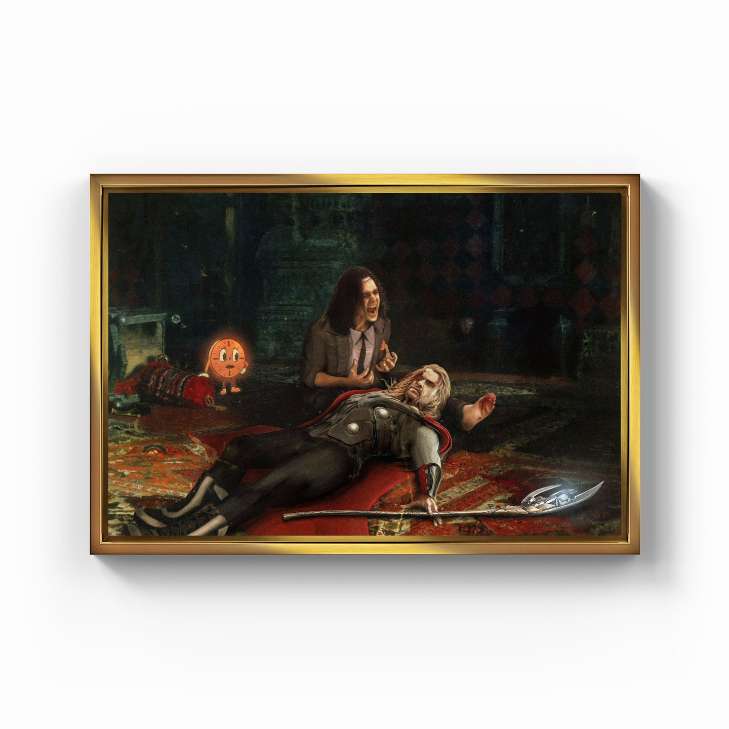 Loki the terrible. - Canvas Painting