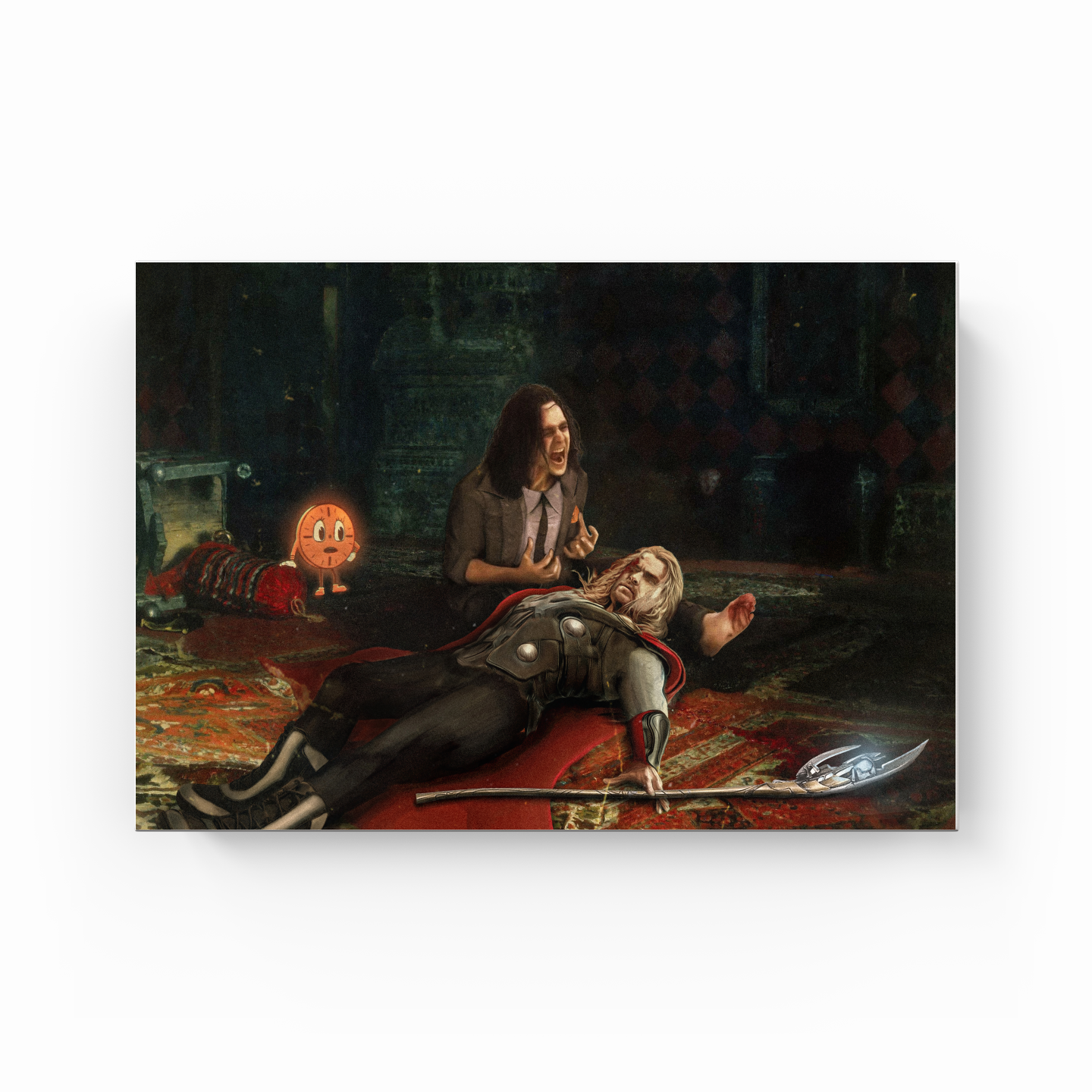 Loki the terrible. - Canvas Painting