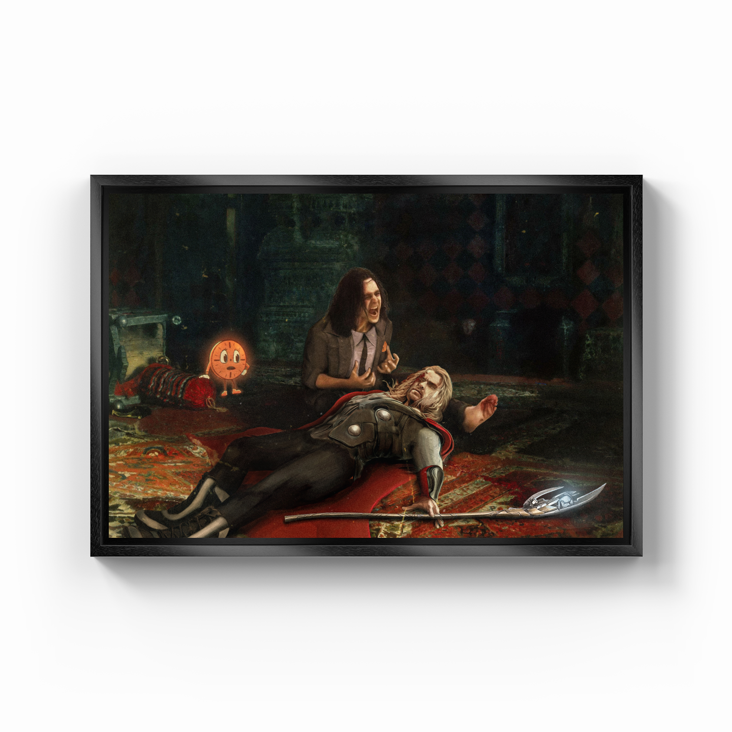 Loki the terrible. - Canvas Painting