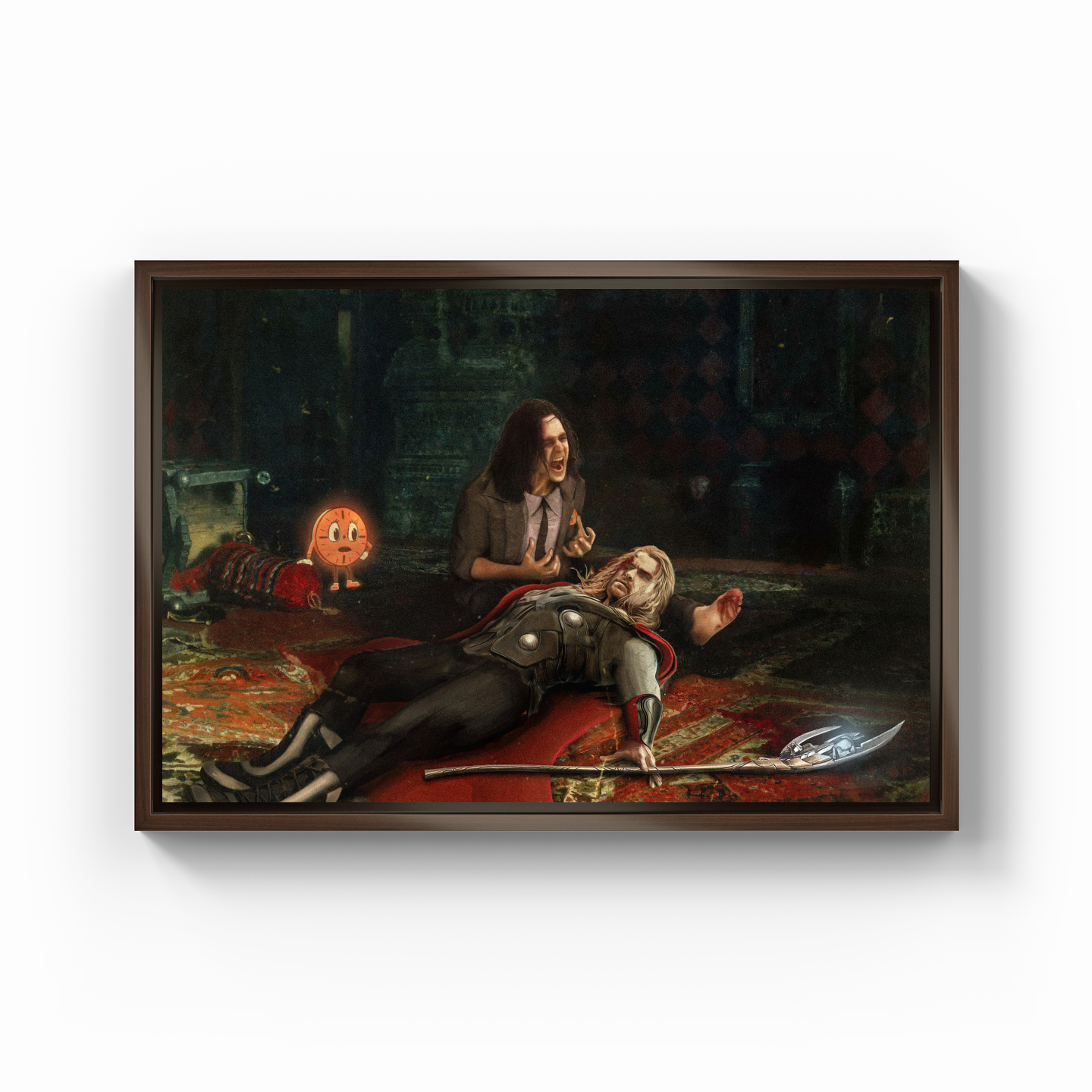 Loki the terrible. - Canvas Painting