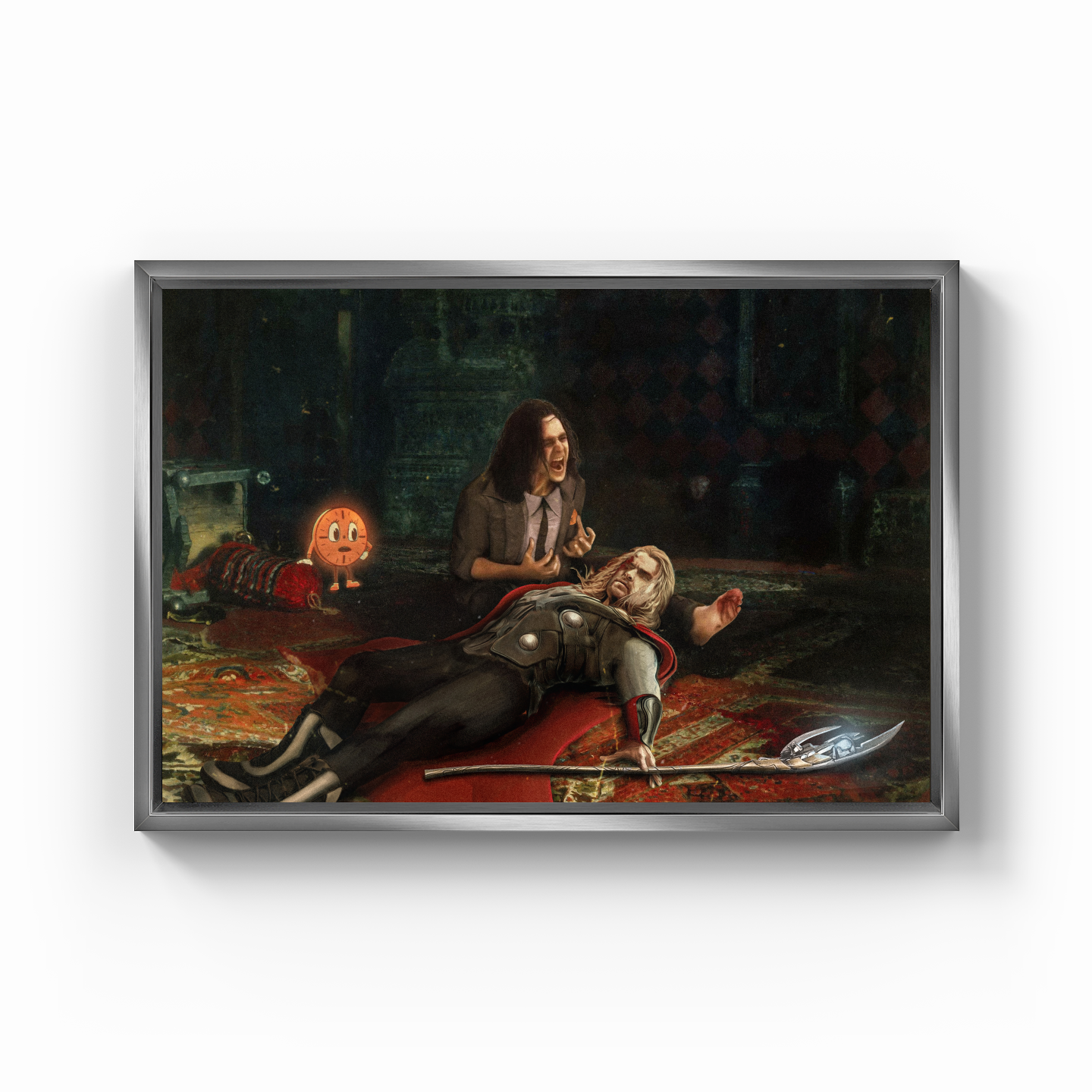 Loki the terrible. - Canvas Painting