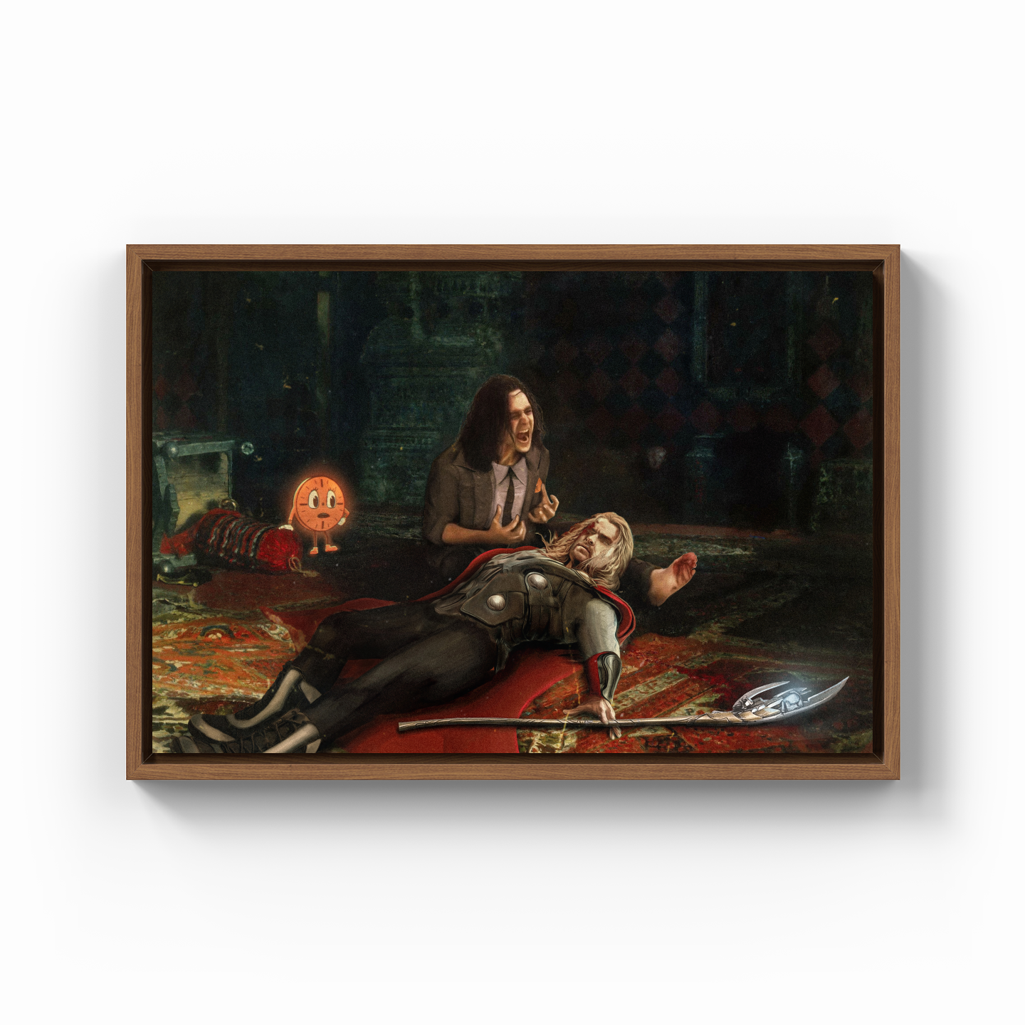 Loki the terrible. - Canvas Painting