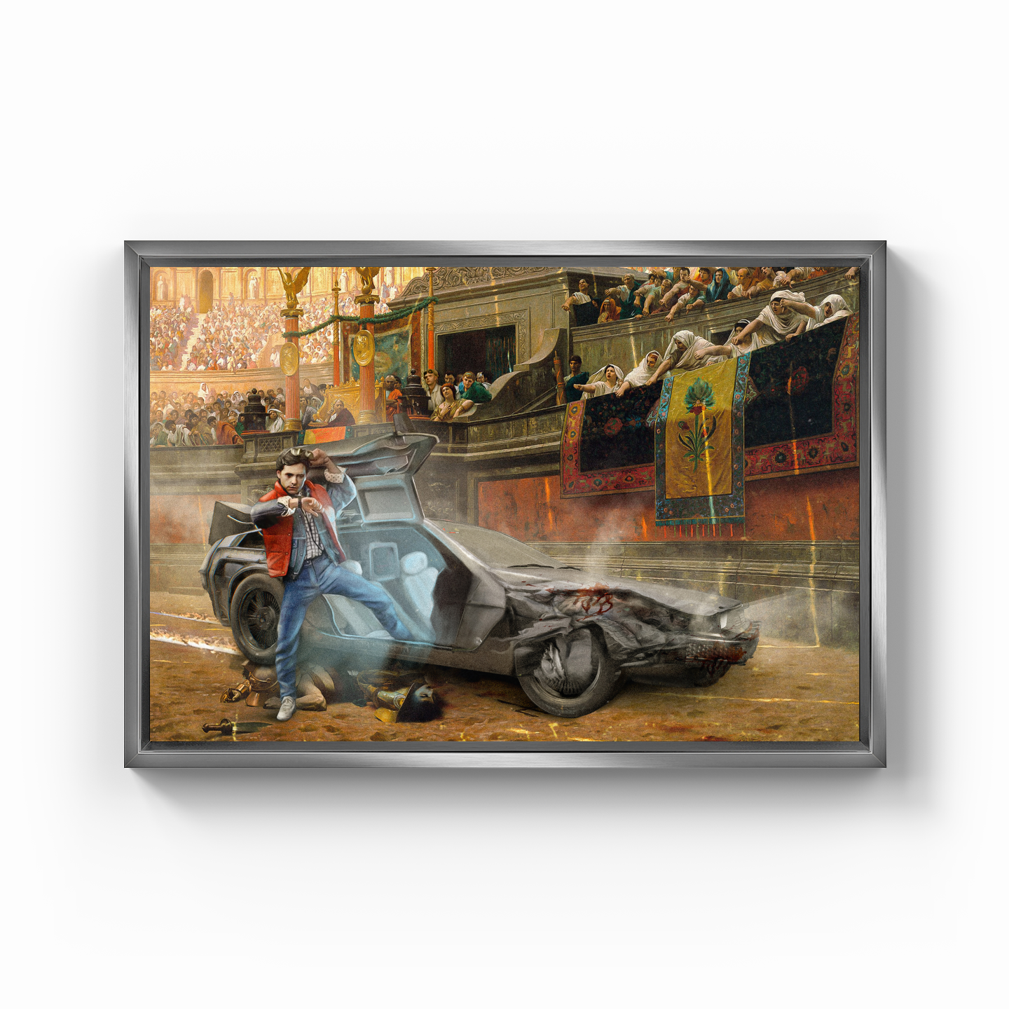 Crash in time. - Canvas Painting