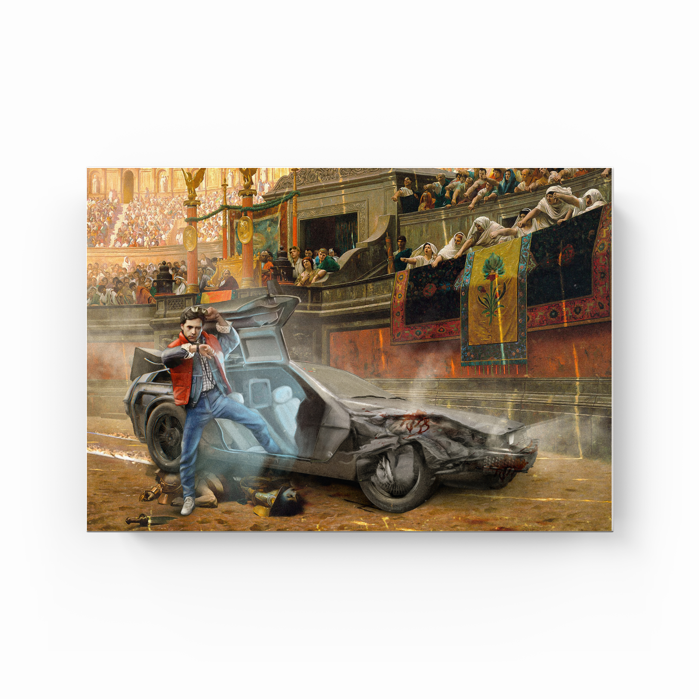 Crash in time. - Canvas Painting