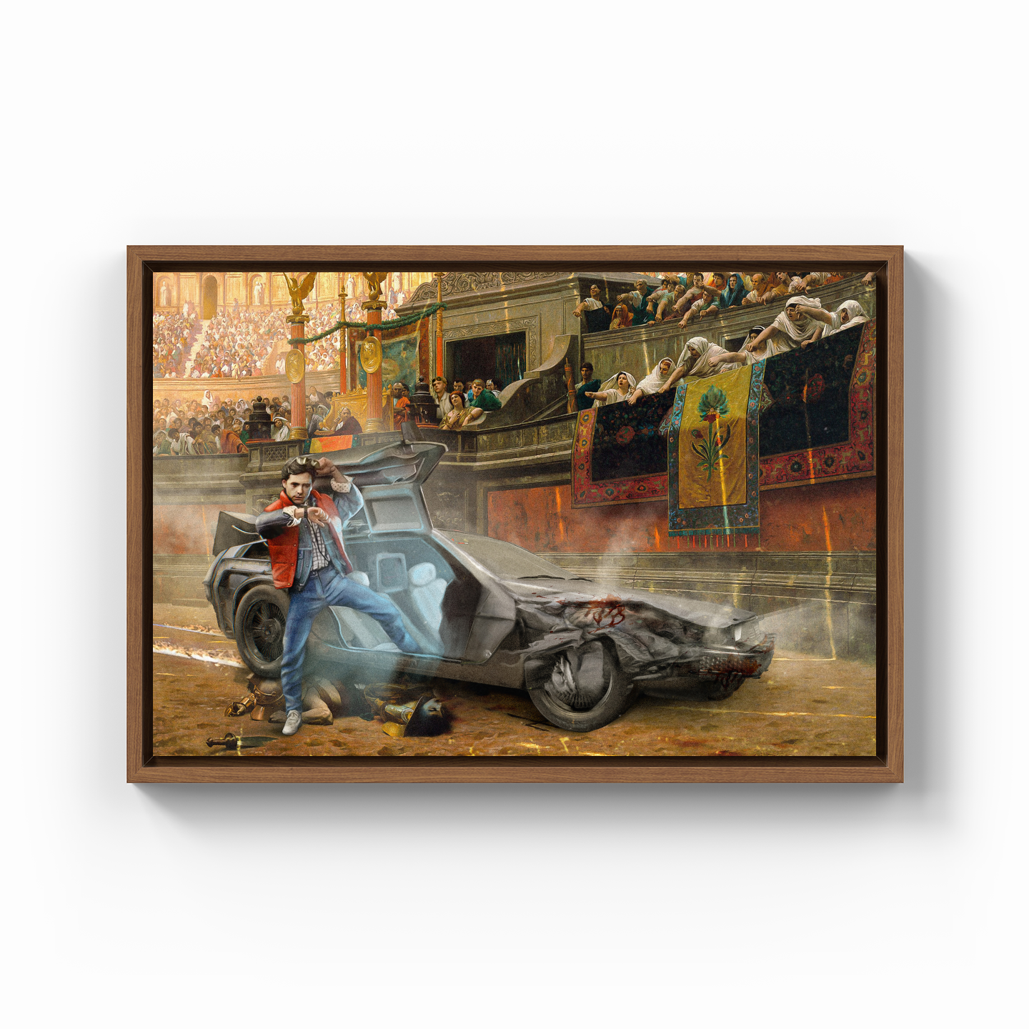 Crash in time. - Canvas Painting