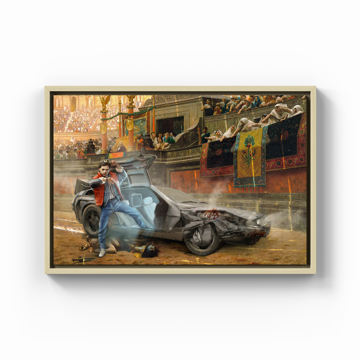 Crash in time. - Canvas Painting