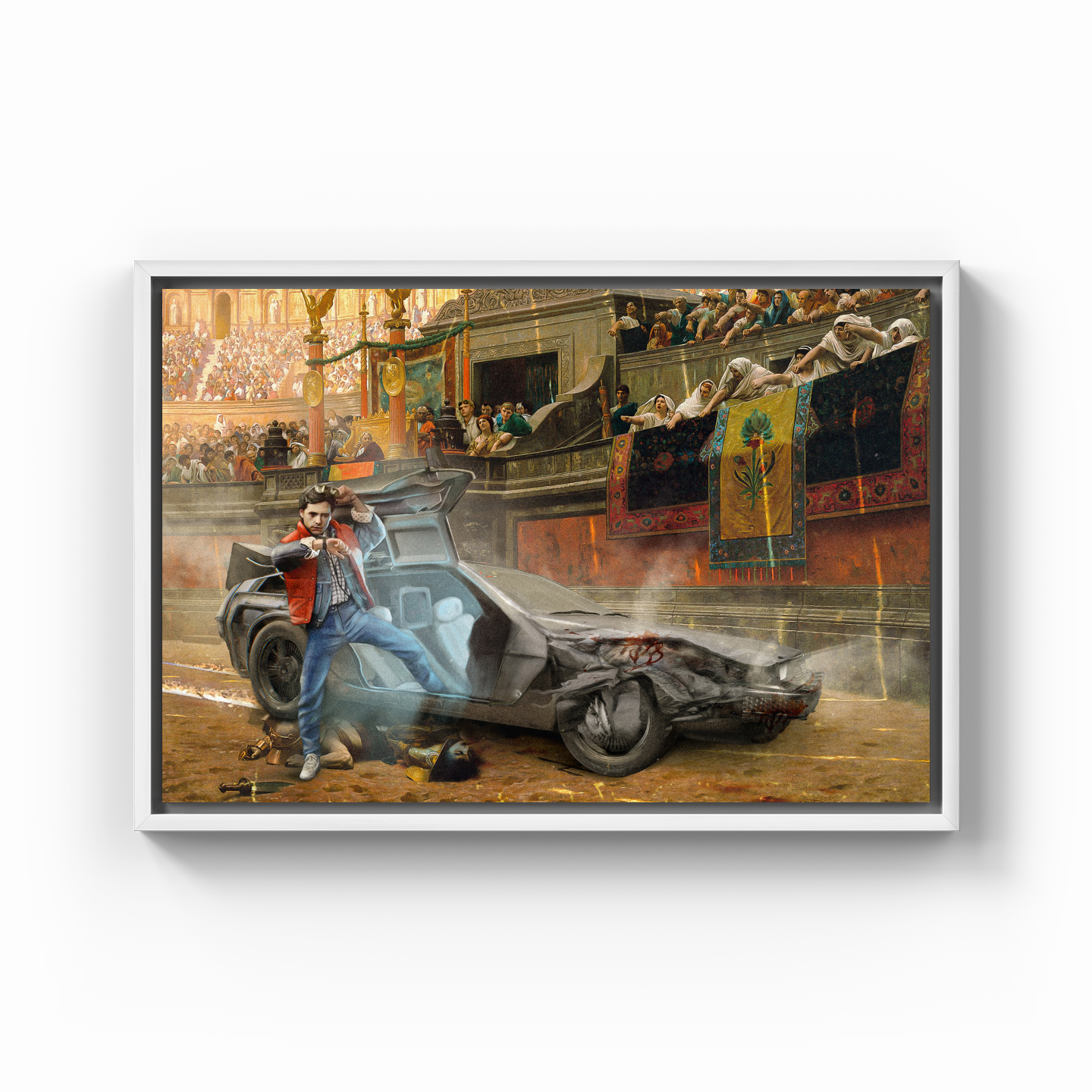 Crash in time. - Canvas Painting