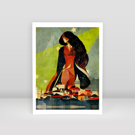 Phosphorescent Cevriye - Art Print