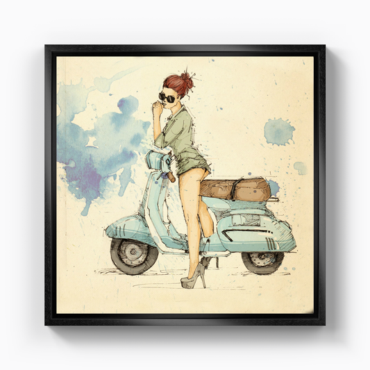 moto - Canvas Print