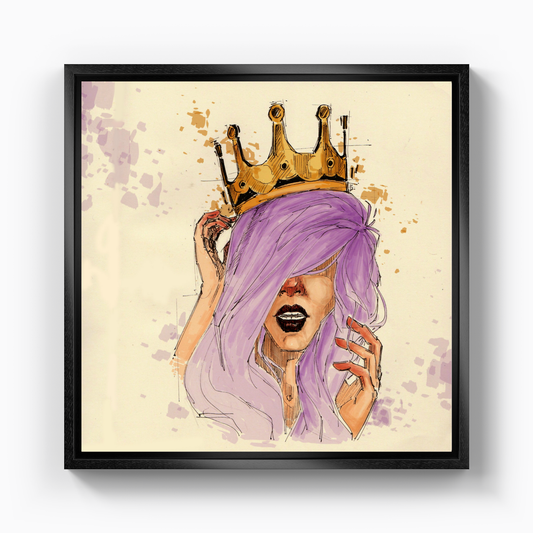 hippie princess - Kanvas Tablo